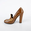 PRADA Braune Lackleder Schuhe 255MM 26096885 [P]