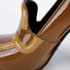 PRADA Braune Lackleder Schuhe 255MM 26096885 [P]