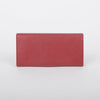 SALVATORE FERRAGAMO 22 A900 Rot Leder Bar Wallet 26563059 [P]