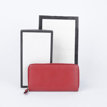Gucci Red Leather Long Wallet 410102 26590636