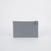 VALENTINO LW2P0269BOL グレー レザー ロックスタッド クラッチ 26978904 [P]