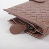 BOTTEGA VENETA インディ ピンク インテレチャート レザー 中財布 121060 27039495 [P]