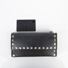 VALENTINO Lange Geldbörse aus schwarzem Leder mit Rockstuds 27563486 [P]