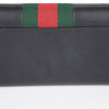 GUCCI 476084 ブラック レザー シルビー 長財布 27953160 [P]