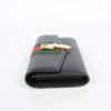 GUCCI 476084 ブラック レザー シルビー 長財布 27953160 [P]