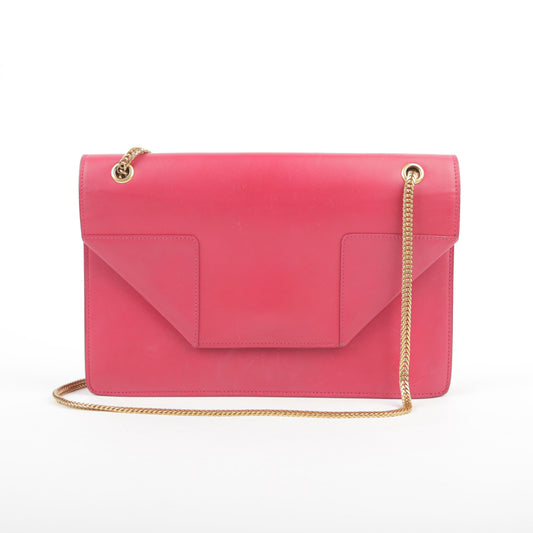 SAINT LAURENT ミディアム ピンク レザー ベティ ショルダー兼クロスバッグ 314515 27974741