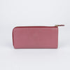 SALVATORE FERRAGAMO 22 C124 ピンク サフィアーノ レザー バーラ 長財布 28135370 [P]