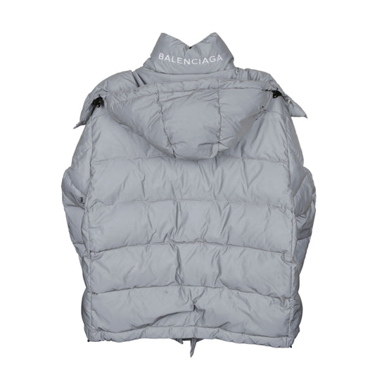 Balenciaga Reflective Down Jacket Gray Color 36 28245553