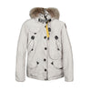 PARAJUMPERS 18WMPWJCKMA35 XSサイズ ライトグレー ドリス ファーダウンジャケット 28164264 [P]