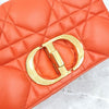 Dior Carro Bag Small Orange Gold 4232 16443106 [P]