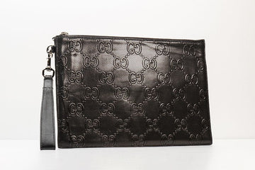 Gucci GG Embossed Clutch Pouch 625569 1W3AN 1000 28479459