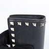 VALENTINO PW2P0P39 Schwarze Leder Rockstud Geldbörse 28549668 [P]