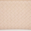 Bottega Veneta 114076 Light Pink Leather Intrecciato Zip Long Wallet 29048107 [P]