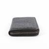 Bottega Veneta 114076 Dark Gray Leather Intrecciato Zipped Long Wallet 29073708 [P]