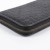 Bottega Veneta 114076 Dark Gray Leather Intrecciato Zipped Long Wallet 29073708 [P]