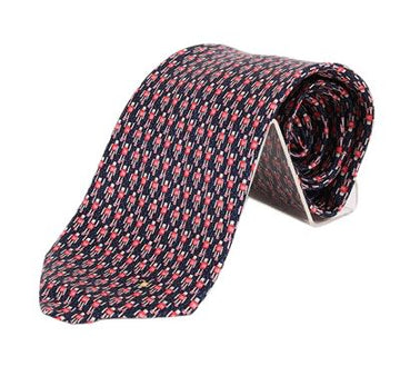 Bulgari Robot Pattern Navy Men's Tie 28173829