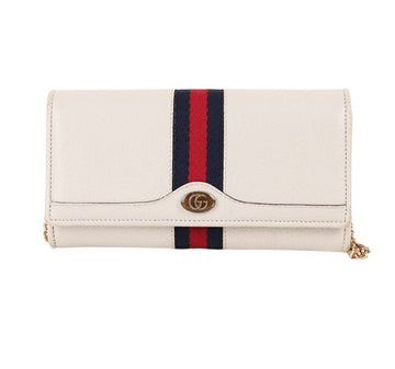 GUCCI GG Ophidia Kettenportemonnaie Weiß 546592 28088841