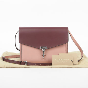 BURBERRY Zweifarbige Leder Macken Crossbody-Tasche 4076473 29039744