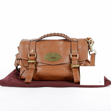 Mulberry Small Oak Brown Soft Buffalo Leather Tote and Shoulder Bag 29048067