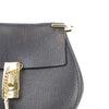 CHLOE Kleine schwarze Leder Drew Chain Crossbody 29216284 [P]