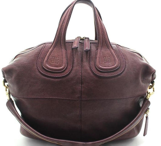 GIVENCHY ラムスキン ゴールド ナイチンゲール ミディアム ショルダーバッグ 28257322
