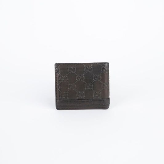 Gucci Dark Brown Sima Leather Bi-fold Wallet 233100 29160004