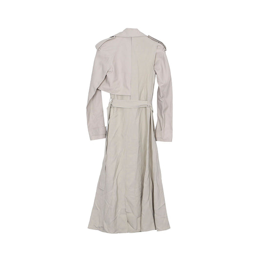 BOTTEGA VENETA Leder Doppel-Layered Lange Trenchcoat 36 29822276