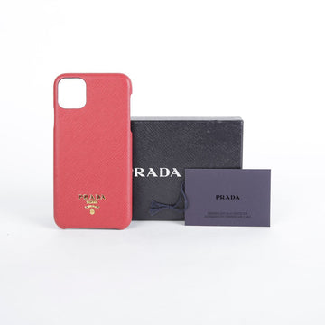 Prada Red Saffiano Leather iPhone Cover Case 1ZH129 29746761