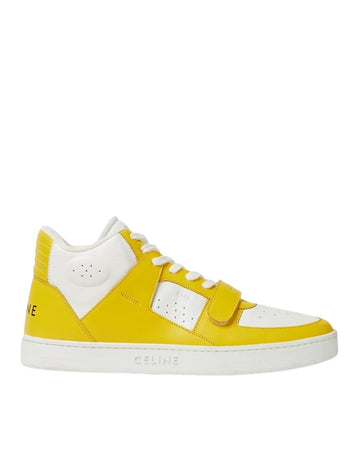 Celine CT02 Mid-Top Sneakers White Yellow 342823338C 01OE 29962960