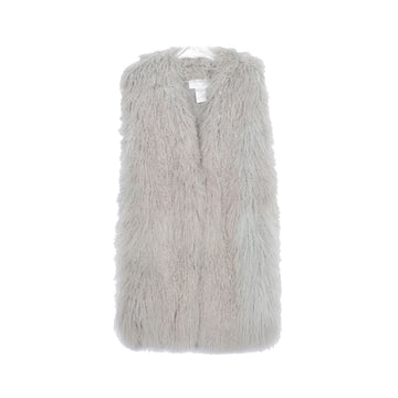 CHLOE Mongolischer Lammfellweste in Grau 38 30518181