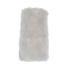 CHLOE 8AFG12 38サイズ グレー モンゴリアンラムファー ベストジャケット 30518181 [P]