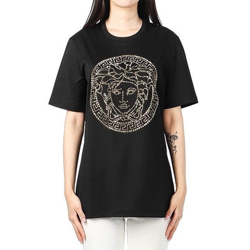 Versace Women's Medusa Studded Short Sleeve T-Shirt 30977904