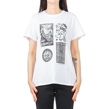 ALEXANDER MCQUEEN 女性 半袖 Tシャツ (651373 QZACK 0900) 30977940