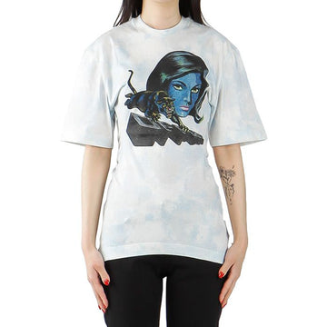 OFF WHITE (OWAA080S20JER001 4045) Damen Kurzarm T-Shirt 30977954