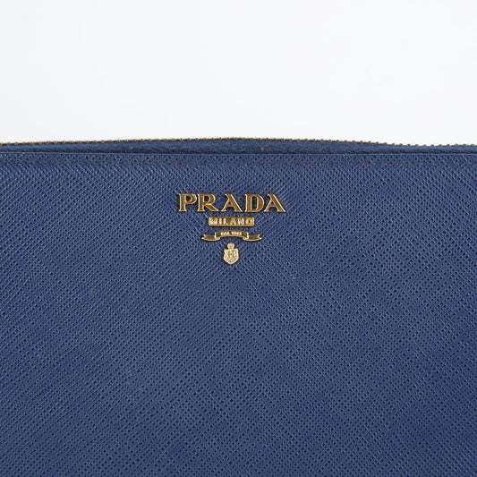 Prada Blue Saffiano Leather Long Wallet 1ML506 30953859