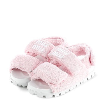 MIU MIU テリーサンダル (5X710D H39 F0E18) レディース 31149031