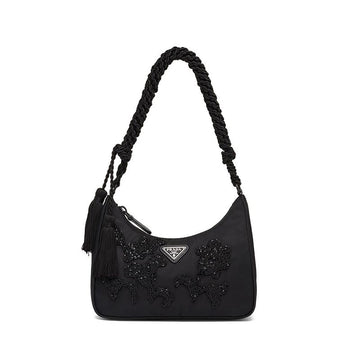 PRADA Reedition Stoneflower 1BC204 V4FO 2DJL Schwarz 31475082