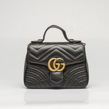 Gucci GG Marmont Mini Top Handle Bag 547260 DTDIT 1000 31578742 [P]