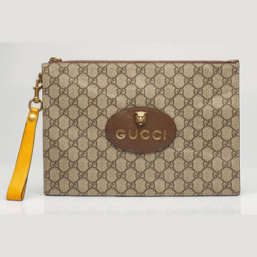 GUCCI GGネオビンテージシュプリームタイガーポーチ 473956 K9GOT 8861 31579426 [P]
