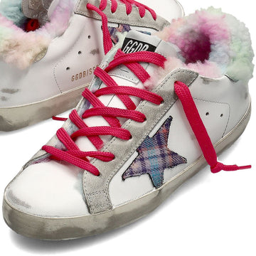 GOLDEN GOOSE 230 mm スーパースター シアリング スニーカー GWF00101 F001950 31658862