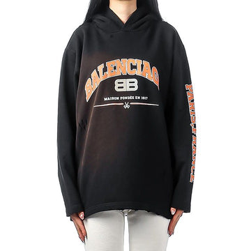 BALENCIAGA 女性用フード付きトレーナー (670946 TLVJ3 0107) 31703328