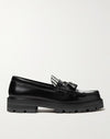 Celine Zebra Tassel Chunky Loafers Black 32340321 [P]