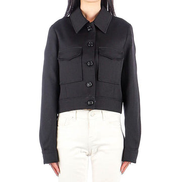 AMI 女性用クロップジャケット (FBV015 244 001) 32958120