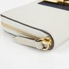 GUCCI アイボリー レザー シルビ ジッパー 長財布 476083 33113692 [P]