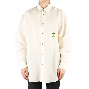 DOUBLET Long Sleeve Shirt 22SS18SH103 MILK 33468670