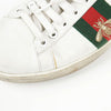 GUCCI 431942 215MM ホワイト レザー ハニー エース スニーカー 33461926 [P]