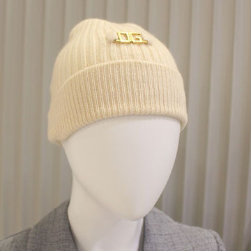 DOLCE & GABBANA Ivory Beanie 12345 33856440