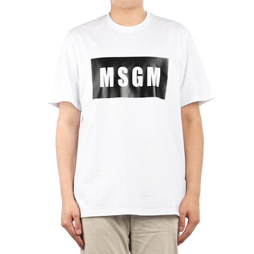 MSGM (2000MM520 200002 01) Herren Kurzarm-T-Shirt 34702142