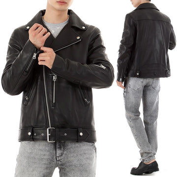 Acne Studios Leather Biker Jacket 34762986