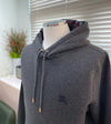 BURBERRY メンズ フーディ 80362831 チャコール コットン フーディ 35238789 [P]